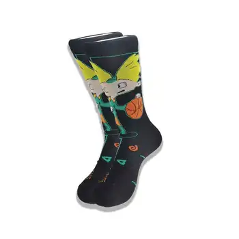 Novi Stil Smiješno Crtani Anime Personalizirane čarape Novost Za muškarce i za žene Prozračna pamučna Hip-hop Čarape Pokloni za muškarce