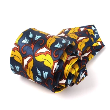 Novu kravatu sa cvjetnim ispis za muškarce i žene, mekan kravate od poliestera za vjenčanje poslovne kostime, uske kravate, moderan tanko kockice kravata