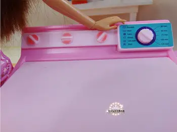 Original za princezu Barbie praonica rublja perilica rublja daske za glačanje set namještaja za lutkarske kuće 1/6 pribor za lutke bjd dječja igračka