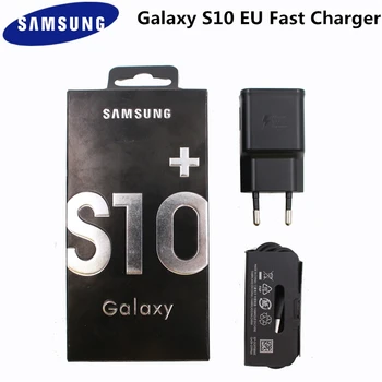 Originalni Punjač za Samsung Galaxy S10 15 W, Brzi USB Adapter Tip C Kabel za Note 8 9 10 Pro S8 S9 Plus S10+ S20 S10E A8S A9S A50