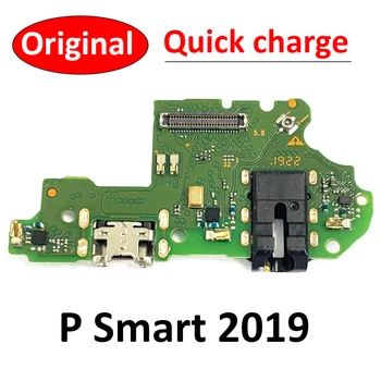 Originalni Za Huawei P Smart 2019 Docking konektor Micro USB Punjač Priključak za Punjenje Fleksibilan Kabel Naknada za Mikrofon