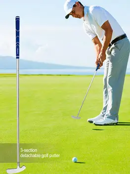 Palica Za golf Odvojiva tri-fold Palica Od Aluminijske Legure Prijenosni Lijeva I Desna Obostrane Palica 86,5 cm