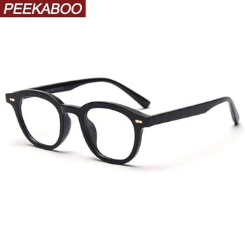 Peekaboo u korejskom stilu optički bodove u okvirima za žene klasicni TR90 okvir modni rimless za naočale za muškarce prozirne leće леопрад crna