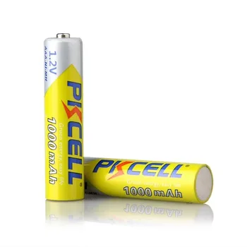 PKCELL 2 Pakiranja 1,2 U Ni-MH baterija 2200 mah AA Punjive Baterije+2 pakiranja NiMH 1,2 Na 1000 mah AAA Punjive Baterije