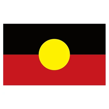 POSTOLJE 60x90 cm 90x150 cm Zastava australskih aboridžina Vanjski Poliester