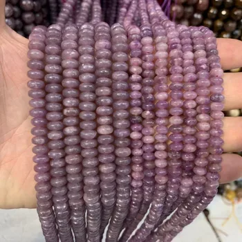 Prirodni лепидолит žad kamen perle, perle od prirodnog dragog kamena DIY slobodnih zrna хейши za izradu nakita vlasi 15