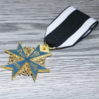 Pruska Hrastov List Plavi Plavi Iron Marx Malteški Križ Časni Znak Medalje