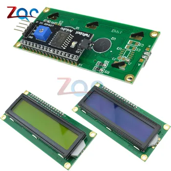 PŠENICA/I2C 1602 LCD Modul LCD-1602 I2C Plava Žuta Zaslon s pozadinskim Osvjetljenjem, 5 za Arduino R3 Mega2560
