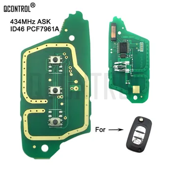 QCONTROL Automobil na Daljinski Upravljač Privjesak Tiskana pločica za Mercedes Benz, Smart Auto Control Alarm 433 Mhz ID46/PCF7961A