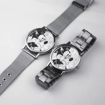 Reloj Mujer Novi brand Silver Crtani Svakodnevne kvarcni satovi Za žene Haljina od nehrđajućeg Čelika Sat Relogio Feminino Sat Vruće