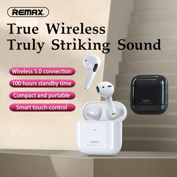 Remax TWS-10i Dinamičke Bežične Slušalice HIFI Slušalice TWS 5.0 Glazbene Slušalice Sa Kontrolama na Dodir Шумоподавляющая Slušalice Sa Mikrofonom