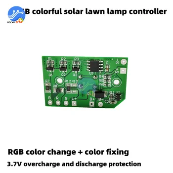 RGB Boja Tiskarski naknada Solarne Lampe za travnjak 3.7 U Solarne Kuka lampa Promjena boje pcb Modula Lampe