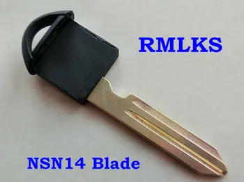 RMLKS Novi Daljinski Upravljač Smart Prox Hitna Umetanje Privjesak Neobrezana NSN14 Oštrica Umetanje Ključa Vozila Pogodna Za Nissan Infiniti Mali Ključ Oštrica