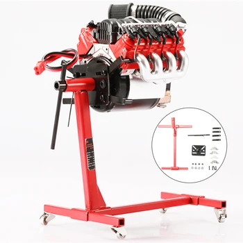 Rotacijski Motor Od Nehrđajućeg Čelika V8 Motor Sklopivi Nosač Za održavanje i Popravak Univerzalni Stalak za Sklopivi Okvir Alat za Pribor SCX10