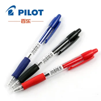 Ručka Pribadača Prozirna Plastična Kemijska olovka 0,7 mm za školski pribor Pilot Kemijska olovka sa super-držanje 1 kom. BPGP-10R