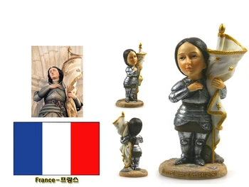 Ručno oslikana Jeanne D ' Arc, Francuska Kreativne Rukotvorine iz tar. Kip Svjetskom Celebrity Turizam Zbirka Suvenira darove Dekor za dom