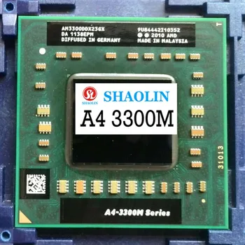 Serija A4 A4-3300M A4-3300M AM3300 1,9 Ghz Dual-core Двухпоточный procesor AM3300DDX23GX Priključak FS1 PGA Originalni SHAOLIN