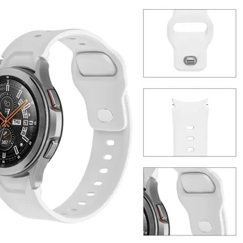 Silikon remen za Samsung Galaxy Watch 4 40 mm 44 mm Remen za sportski sat za Galaxy Watch 4 Klasična 42 mm 46 mm Pribor