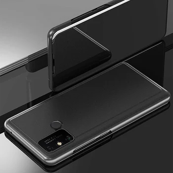Smart Mirror Flip Torbica za telefon Samsung Galaxy S21 Plus S20 Fe Note 20 Ultra S10 Lite A02S A12 A32 A42 A52 A72 2020 5G Torbica