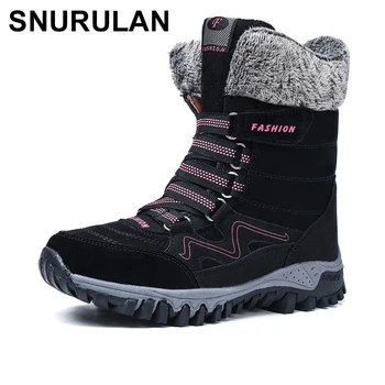 SNURULAN Novi dolazak zime zimske čizme modne parhet ženske tople čizme cipele ShoesE026