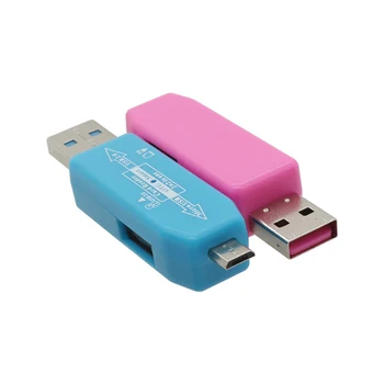 SR Smart OTG Čitač kartica s dvostrukim priključkom za USB kartica Micro SD SD TF za mobilne telefone 6 Boja