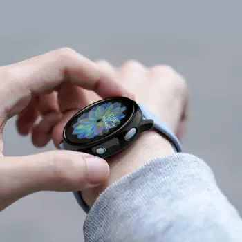 Staklo+Torbica za Samsung Galaxy watch active 2 44 mm 40 mm Univerzalni poklopac branik+Zaštitna folija za ekran smartwatch active 2 Pribor