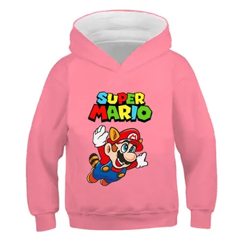 Super Mario Dječje veste Dječje Majice Dječaci Djevojčice Zvuk pamuk odijelo Dječje Jesen Moda majica dječja odjeća s dugim rukavima