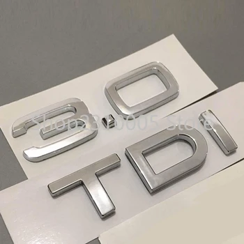 TDI 1.9 TDI 2.0 TDI 2.5 TDI 2.7 TDI 3.0 TDI Slova Logotipa Styling Automobila Logo Stražnjeg Prtljažnika Naljepnica za Audi A3 A4 A5 A6L A7 A8 Q3 Q5 Q7