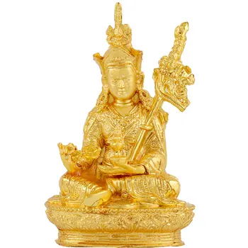 Tibetanski Budizam Rafting Pozlata Guru Падмасамбхава Kip Buddhe Kućni Ukras Mini Džepni Buda