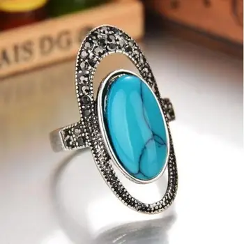 Topla rasprodaja novi teret S925 srebro stari Tibet Srebrni prsten sa kamenom od Koralja domali prst šuplje