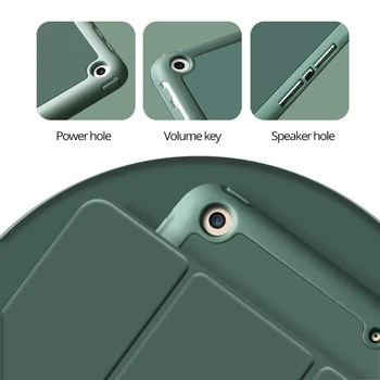 Torbica za iPad Pro 11 2021 2020 2019 10,2 Air 4 10,9 3 10,5 2018 9,7 Mini 5 8-og i 7-e 6-e generacije Smart-torbica s držačem za olovke