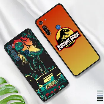 Torbica za mobilni telefon World Jurassic Park za Motorola One Fusion Hyper G9 Play G8 Power Lite G30 E6s Edge Plus Torbica za stylusom G