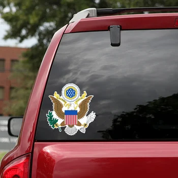 Tri Medvjedi WCS842 13x13, 6 cm Grb Sjedinjenih američkih Država auto oznaka šarene Naljepnice Pribor za motocikle Naljepnice