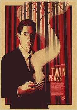 TWIN PEAKS, kraft-Papir za Home Dekor poster za Zid Umjetničke Zidne slike Za Uređenje Dnevnog boravka