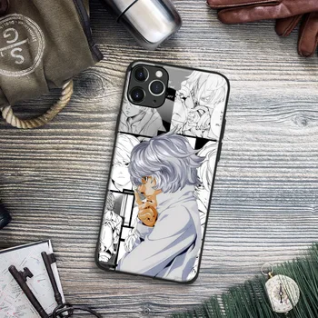 U blizini rijeke Предсмертная napomena anime Stakleni Mekana silikonska torbica za telefon iPhone SE 6s 7 8 Plus X XS XR 11 12 Mini Pro Max Torbica-ljuska