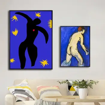 Ukras kuće Ispis Na Platnu Zidne Slike Poster Ispis Na Platnu Slika Francuski Henri Matisse Plava Gol
