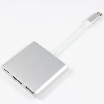 USB C NA HDMI Kompatibilnim Pretvarač Za Ple Macbook USB 3.1 Thunderbolt 3 Tip C Prebacuje Na Adapter Hub 4K 1080P