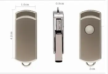 Usb flash drive boja srebrna 8 GB, 32 GB, 64 GB i 512 GB mali metalni U-disk pravokutnik USB 2.0 usb flash drive memory stick