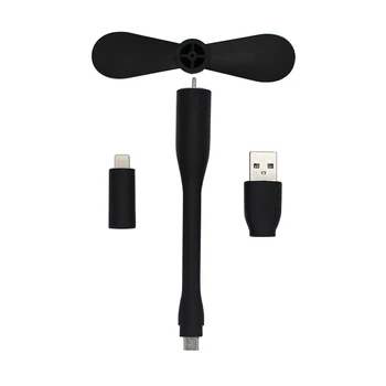 USB ventilator 6 Boja Prijenosni Od Mini-USB Ventilator Za iPhone i laptop USB-Dadgets Višenamjenski Android 3 u 1 Usb ventilator