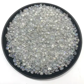 Veleprodaja 50 g 5-7 mm, Bijela Umjetna Mjesečev Kamen Dragulj Minerale Uzorak C990 Kristalni Kamen