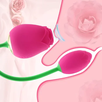 Vibrator za Sisanja Klitorisa u obliku Ruže Snažan Stimulator Klitorisa Vakuumska Dojenče Ženska Ljubav Vibro Jaja Seks-Igračka za Odrasle 18