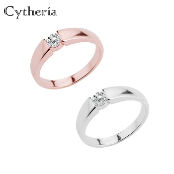 Vjenčano prstenje od prozirnog kristala za neki par ljudi Prsten zlata srebrne boje prsten izjava анилло prst odjeća dečko vjenčanje
