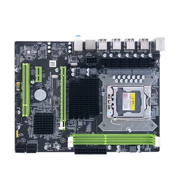 X58 Pro Matična ploča LGA 1366 Podrška za DDR3 ECC RAM Procesor Intel I7 Xeon X58 LGA1366 Matična ploča Gigabitne Mrežne kartice za PC