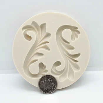 Xiao Cvijet lišće oblik silikonska forma kuhinjske alate za pečenje DIY čipke kolač čokoladni Mousse помадная smola kalup za ukras