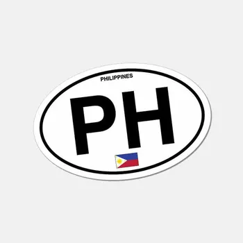 YJZT 10,5 CM*6,5 CM je Auto oznaka Filipina Kod zemlje PH Zastava Auto oznaka 6-2633