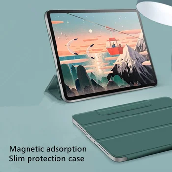 Za iPad Pro 11 2020 i 2018 Torbica S Držačem za olovke za iPad Pro 11 2021 Torbica Mekana Silikonska Magnetski Poklopac s funkcijom za Automatsko spavanja/buđenja