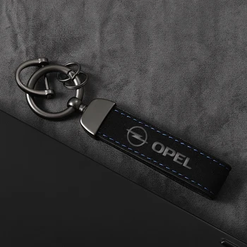 Za OPEL Opel Astra H, Insignia J Vectra C Corsa Pribor za slaganje automobila Trendy, Kožni privjesci za ključeve, sa logotipom automobila
