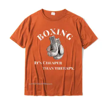 Zabavna Boxing Majica Jeftinije Nego Terapija Novi Dizajn Gospodo Top Majice Pamučne majice i Majice S po cijeloj površini