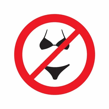 Zabrana Bikini Crtani Auto Naljepnica PVC Naljepnica Pribor Za pranje vjetrobrana Motocikl Ukras Laptop Kvalitetna Vodootporna Auto Oznaka