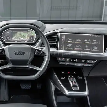 Zaštitni sloj od kaljenog stakla za Audi Q4 e-tron 2022 Auto radio gps navigacija Zaštitna folija za ekran Auto Interijera